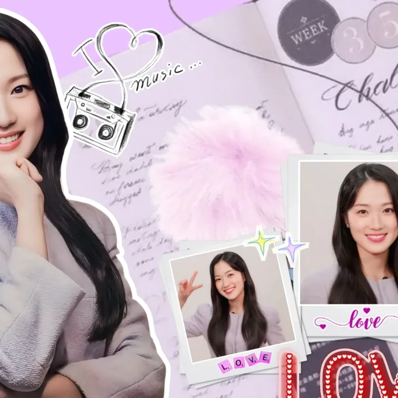 Behind-the-scenes cut of Kim Hyeyoon