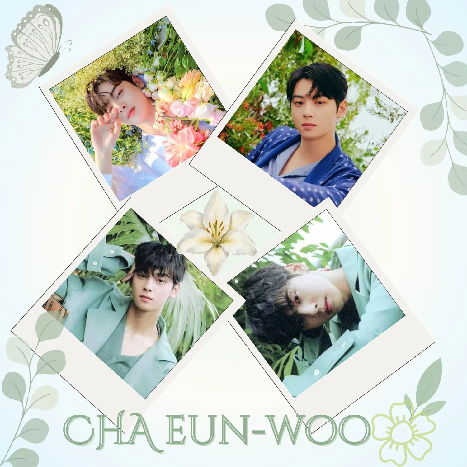 Behind-the-scenes cut of Cha Eunwoo