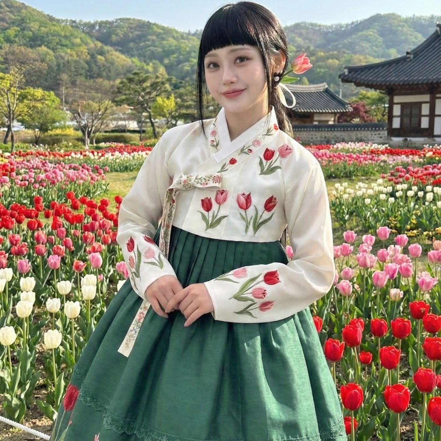 A moment captured by a fan of Hong Jiyoon