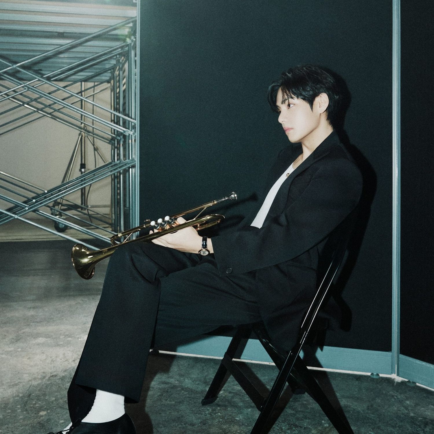 Recent activity shot of Kim Taehyung (V)