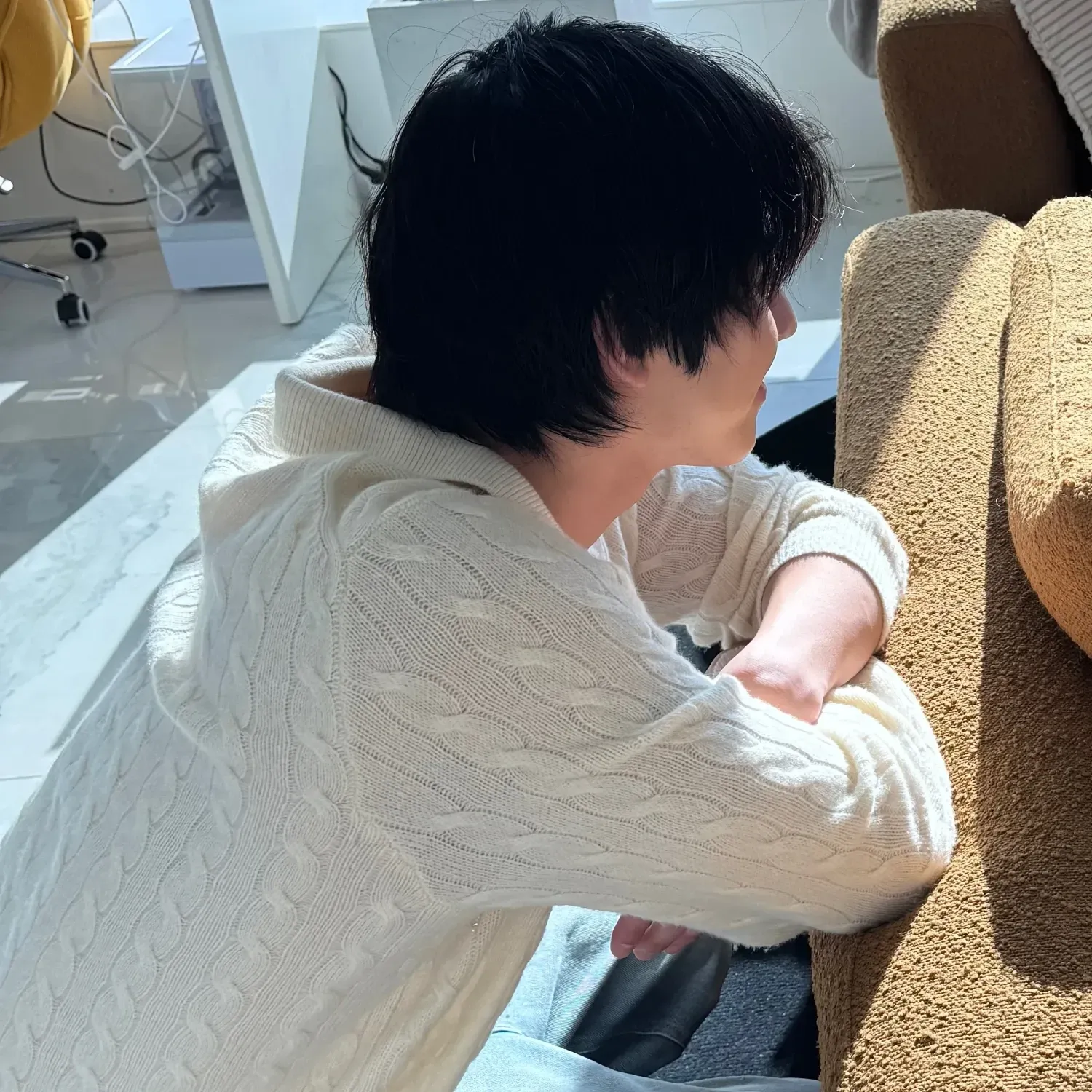A moment captured by a fan of Ahn Hyoseop