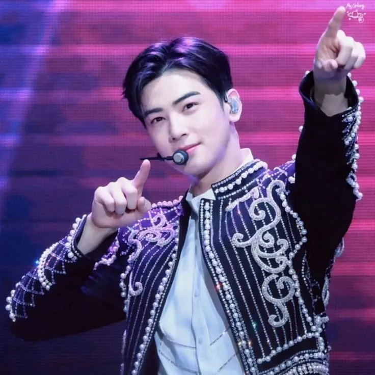Behind-the-scenes cut of Cha Eunwoo