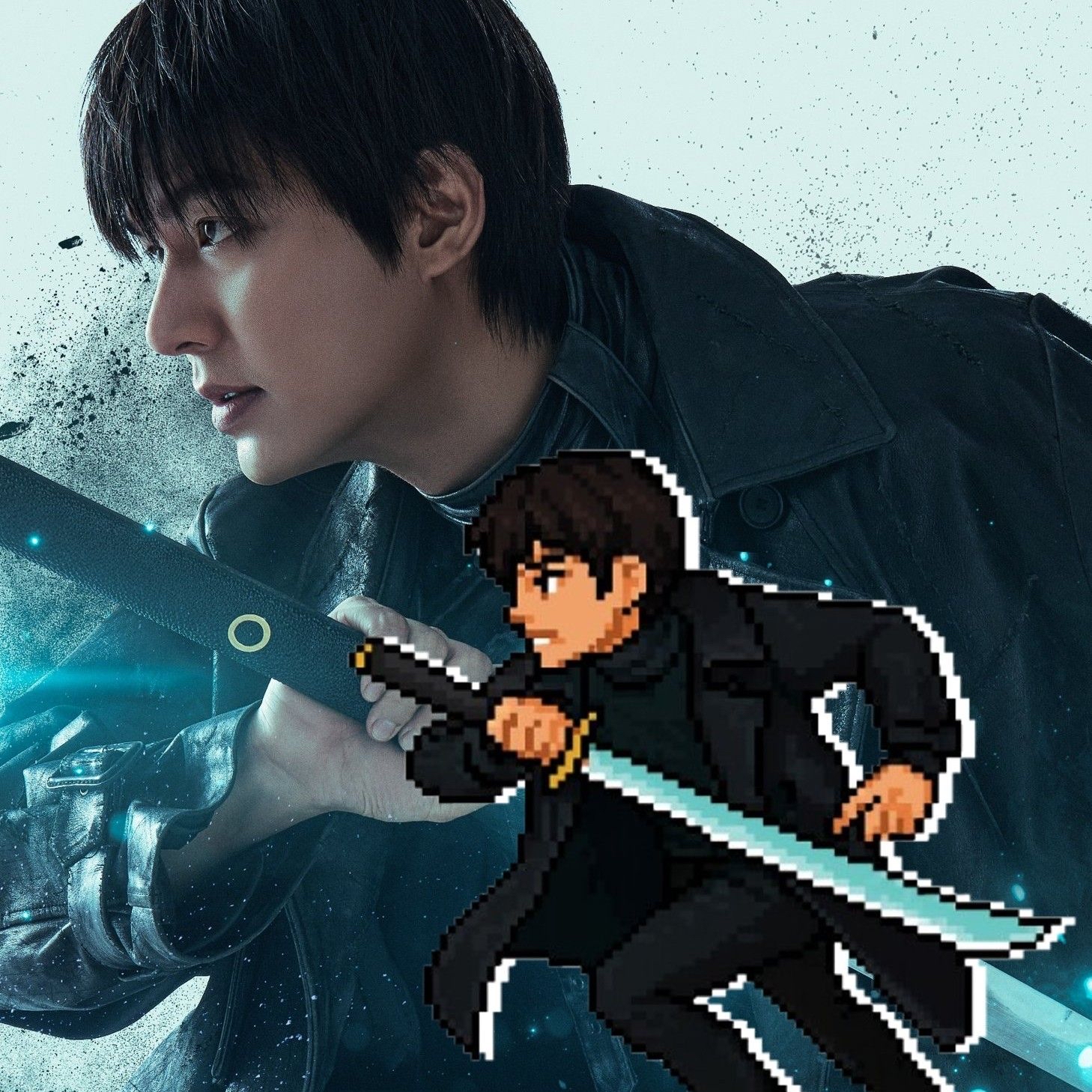 粉絲拍下的李敏鎬瞬間