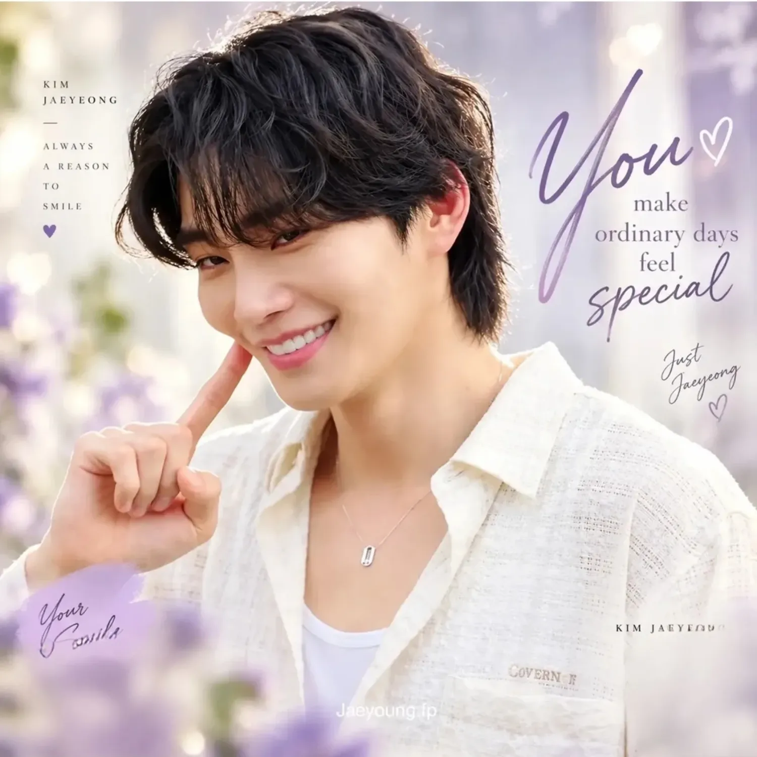 Behind-the-scenes cut of Kim Jaeyoung