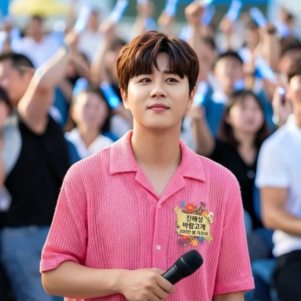 Behind-the-scenes cut of Jin Haesung