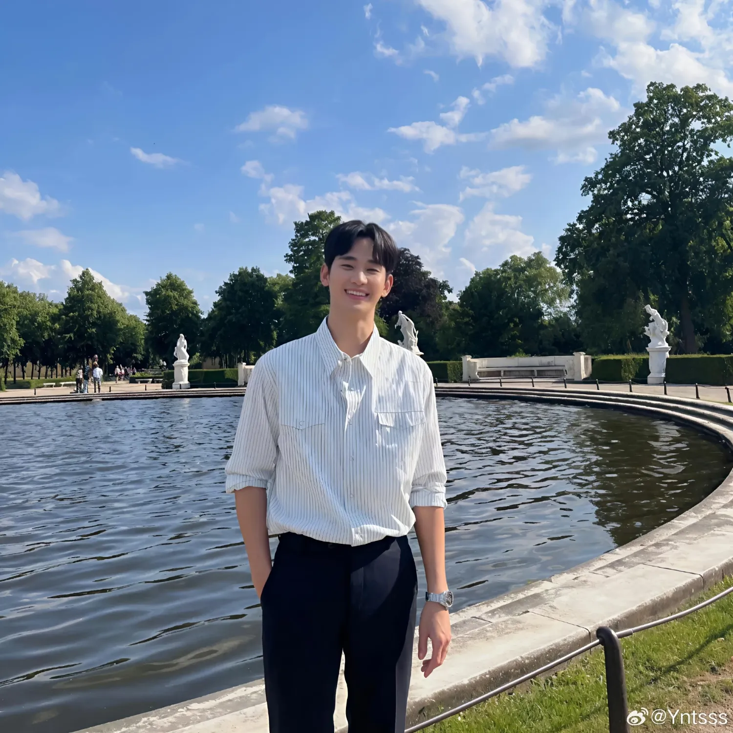 Recent activity shot of Kim Soohyun