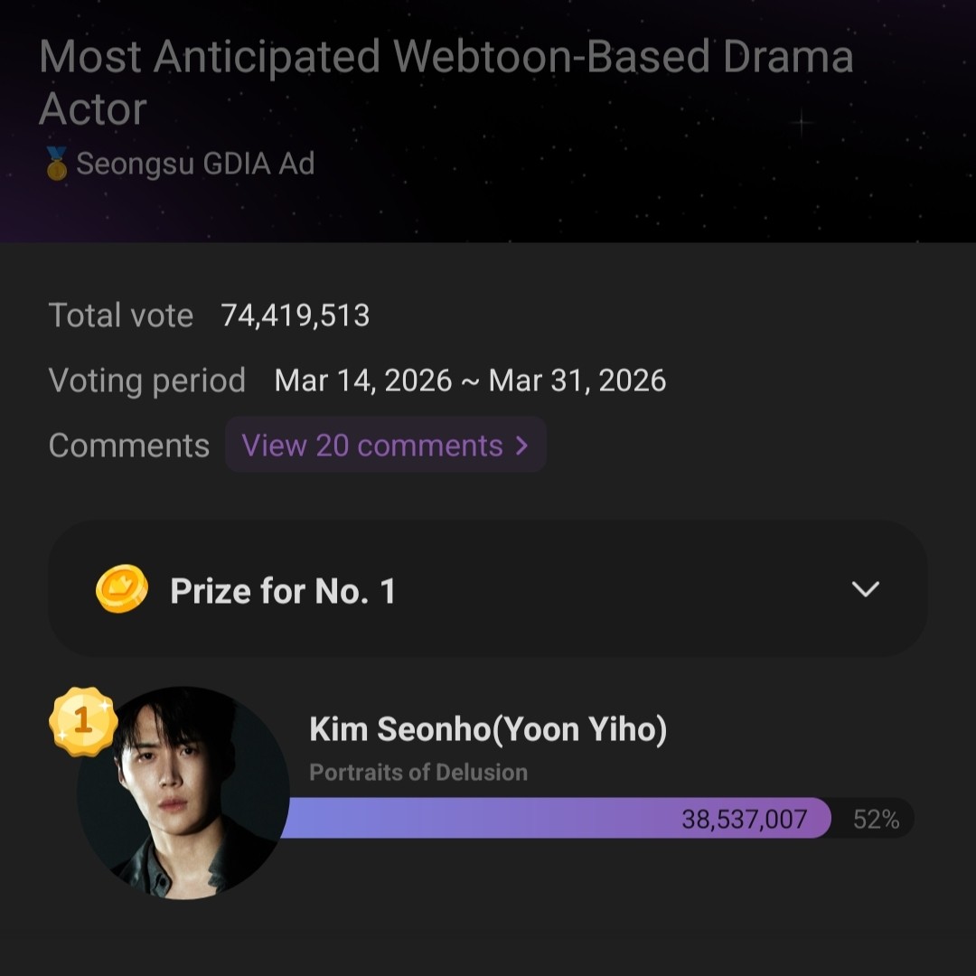 Recent activity shot of Kim Seonho