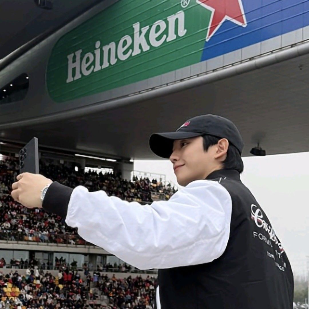 粉絲拍下的丁海寅瞬間