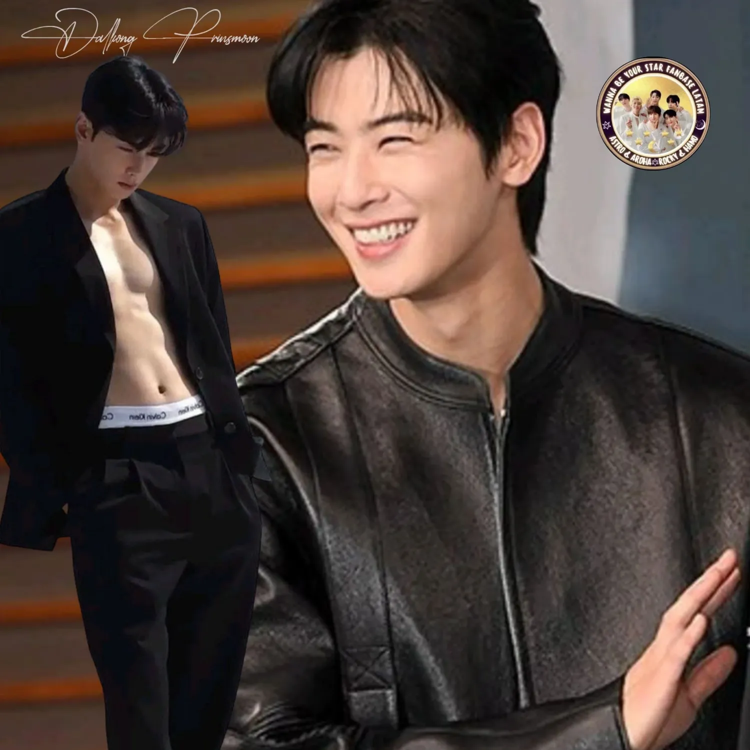 A moment captured by a fan of Cha Eunwoo