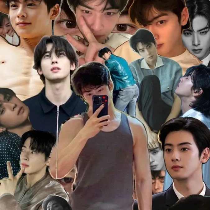 A moment captured by a fan of Cha Eunwoo