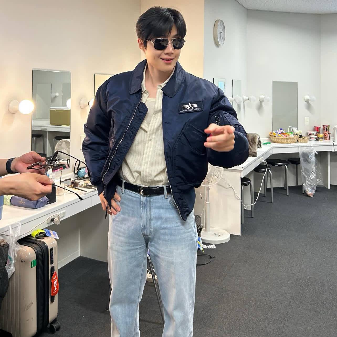 A moment captured by a fan of Kim Seonho