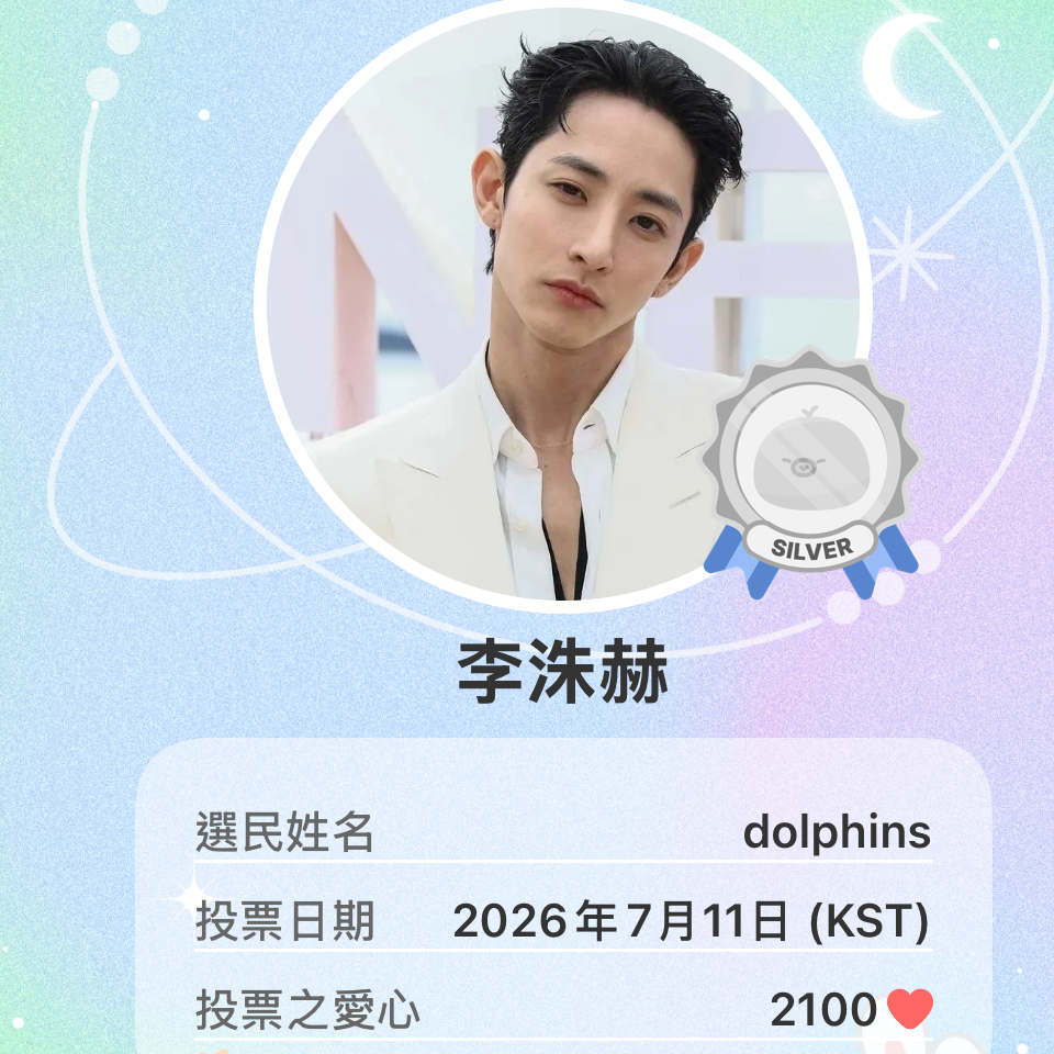 Recent activity shot of Lee Soohyuk