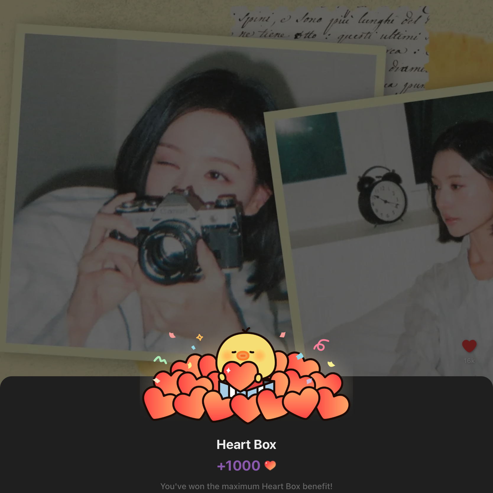 Recent activity shot of Kim Jiwon