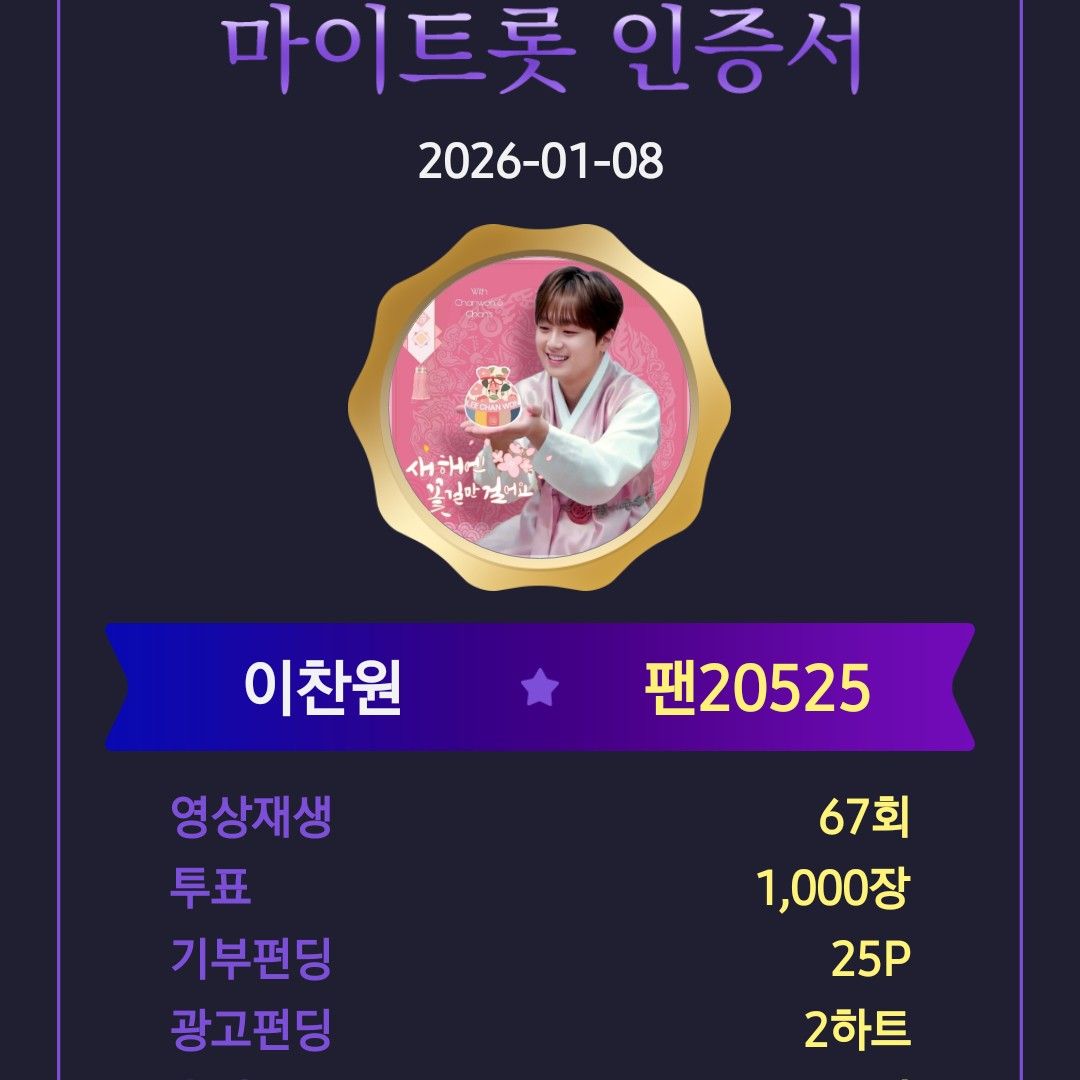 Latest photo of Lee Chanwon