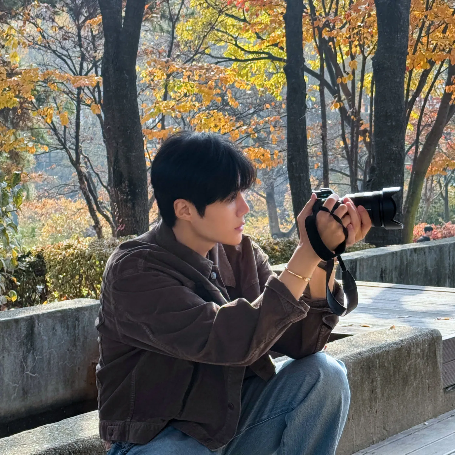 A moment captured by a fan of Kim Seonho