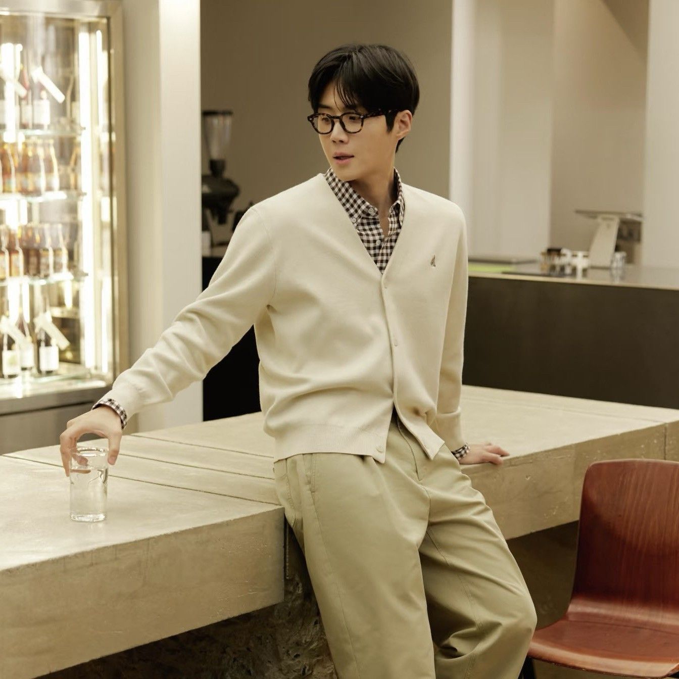 A moment captured by a fan of Kim Seonho