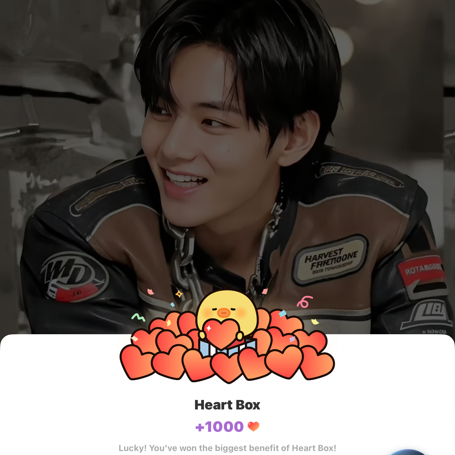 Recent activity shot of Kim Taehyung (V)