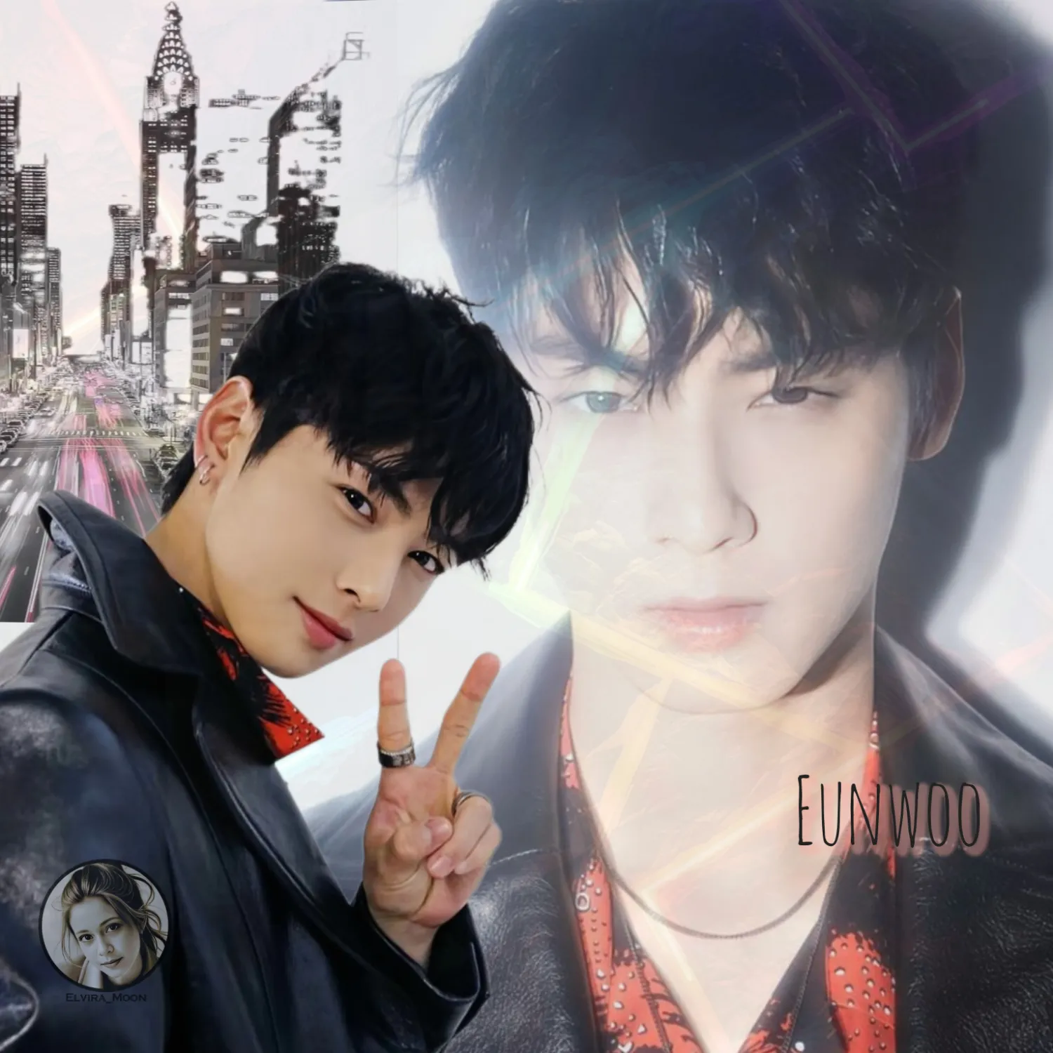 Behind-the-scenes cut of Cha Eunwoo