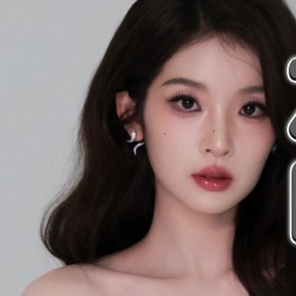 通过投票选出的张淼怡人气头像图像