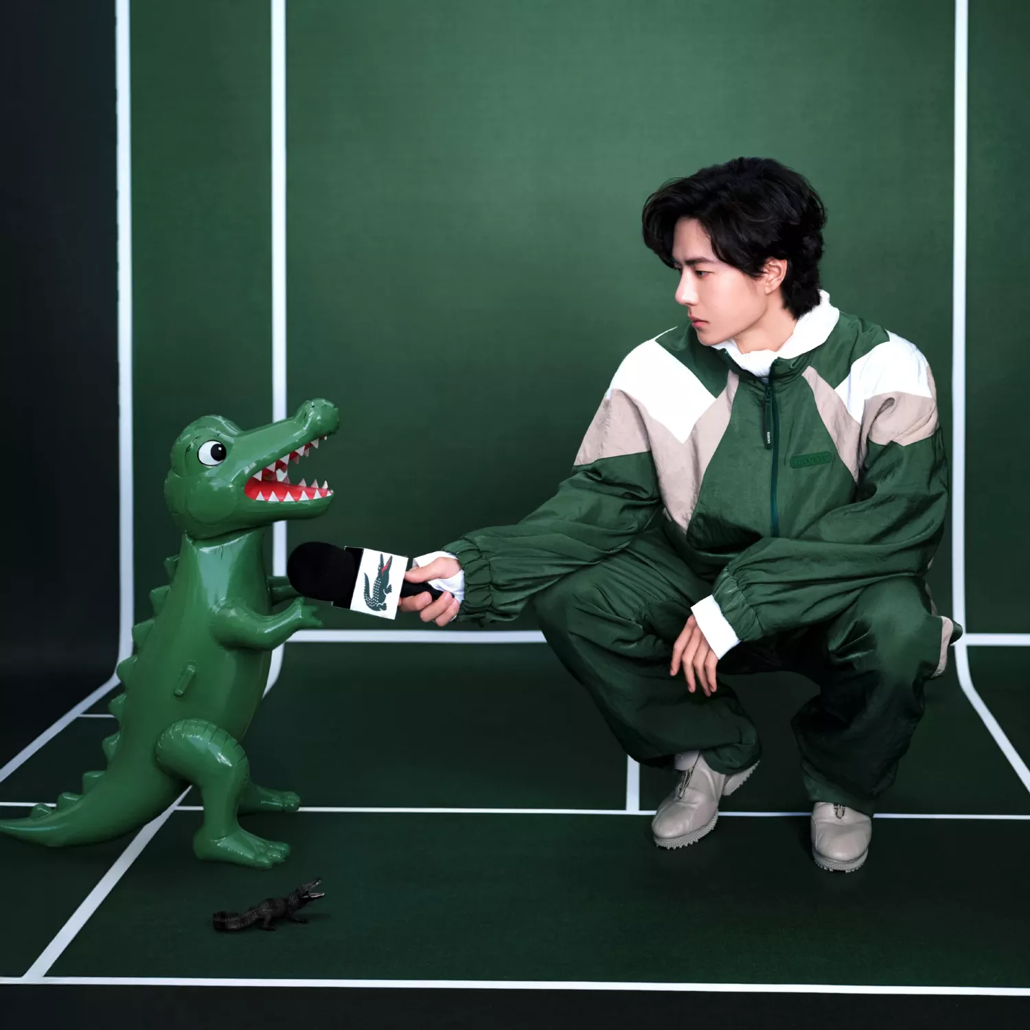 Behind-the-scenes cut of Wang Yibo