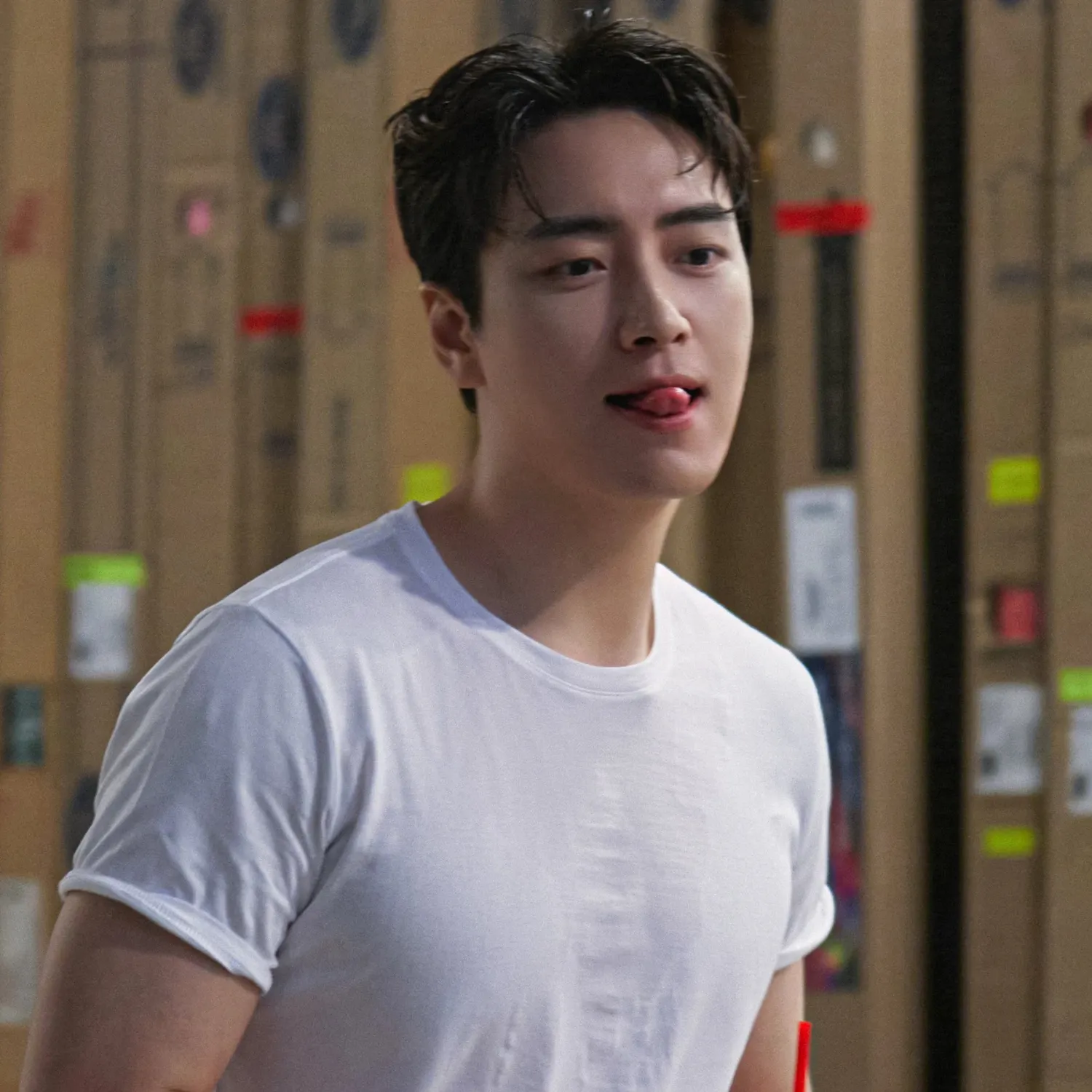 A moment captured by a fan of Lee Joonhyuk