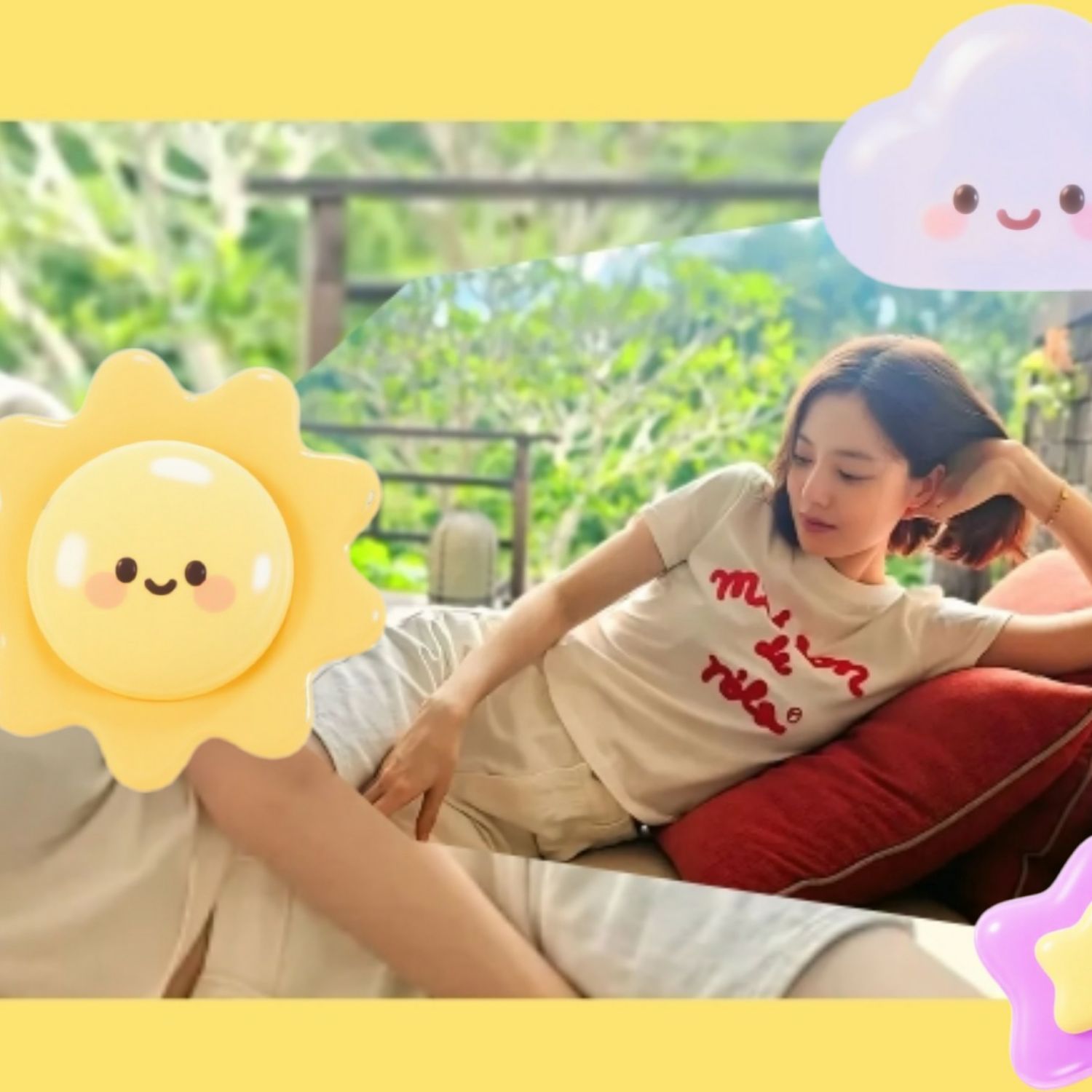 Behind-the-scenes cut of Moon Chaewon