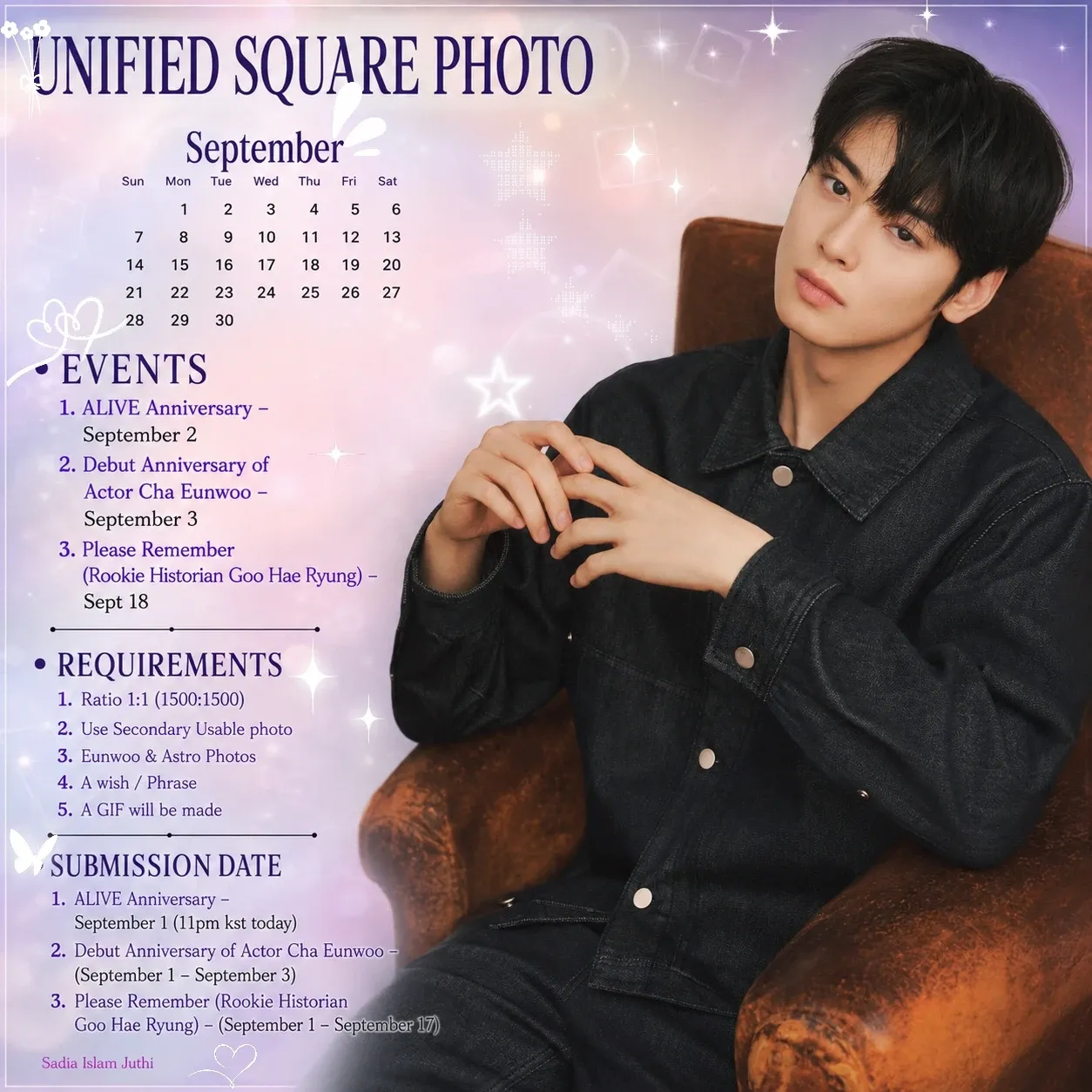 Recent activity shot of Cha Eunwoo