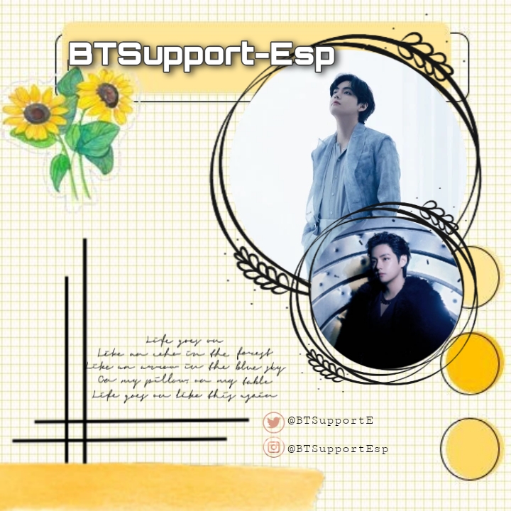 Recent activity shot of Kim Taehyung (V)