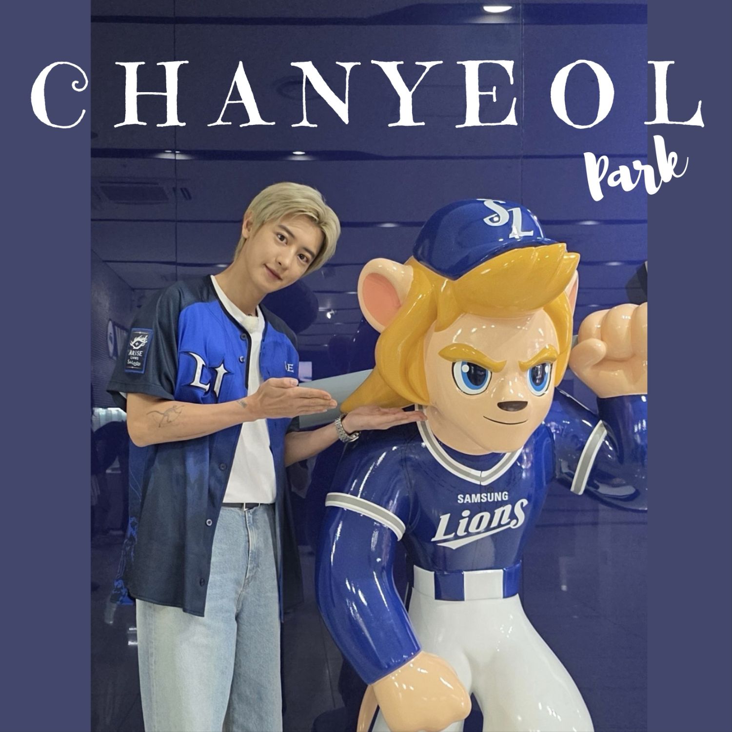 Behind-the-scenes cut of Chanyeol