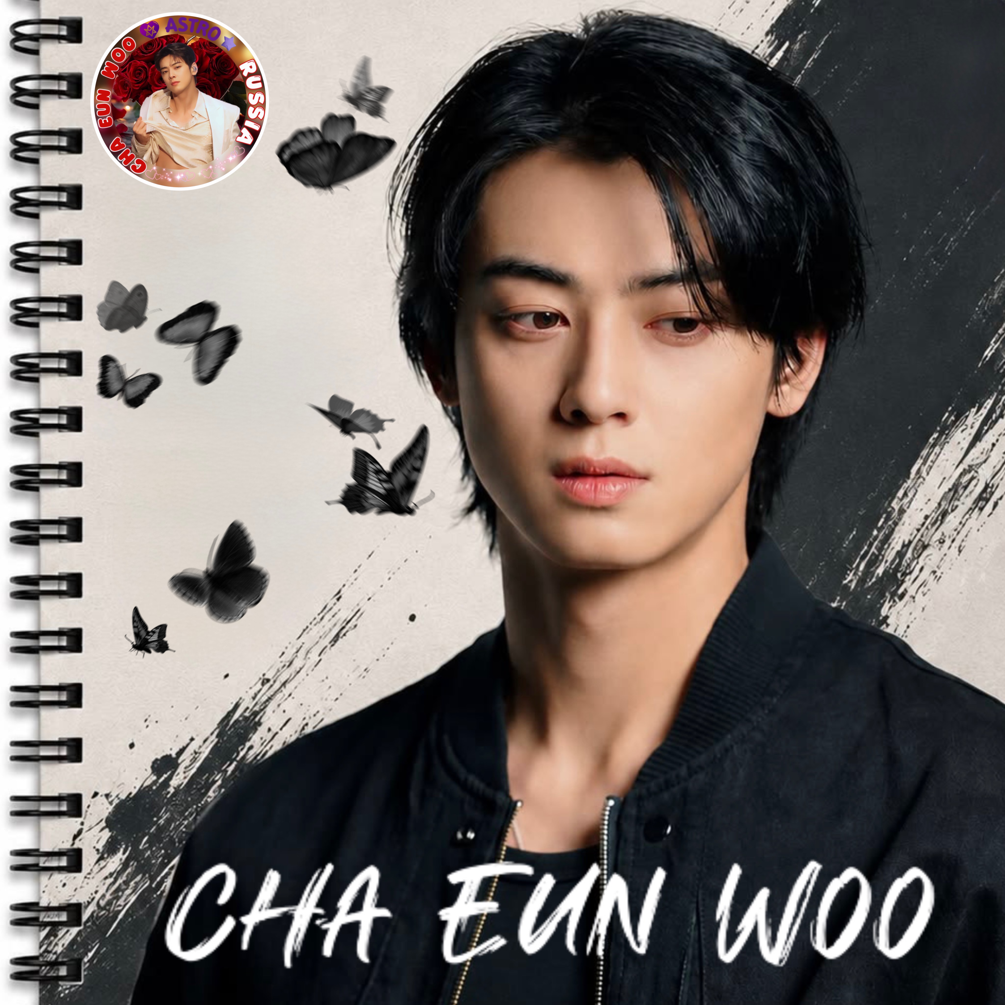 Behind-the-scenes cut of Cha Eunwoo