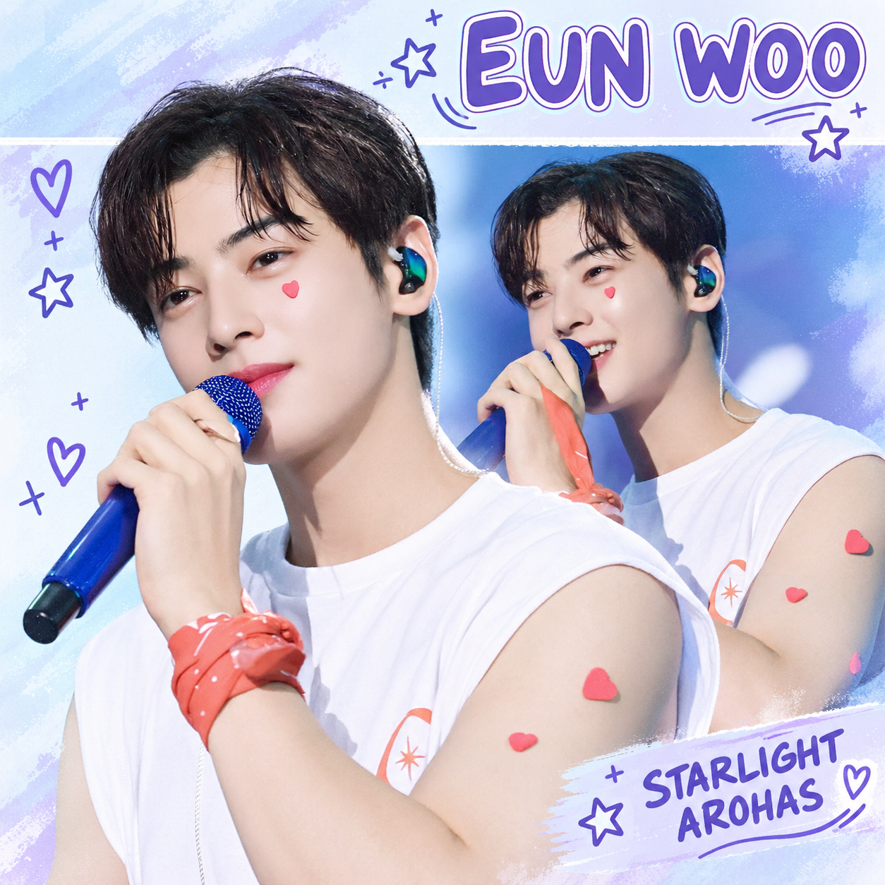 Recent activity shot of Cha Eunwoo