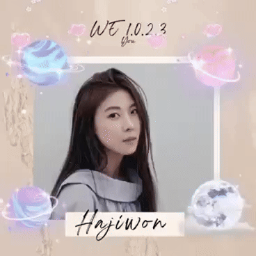 Behind-the-scenes cut of Ha Jiwon