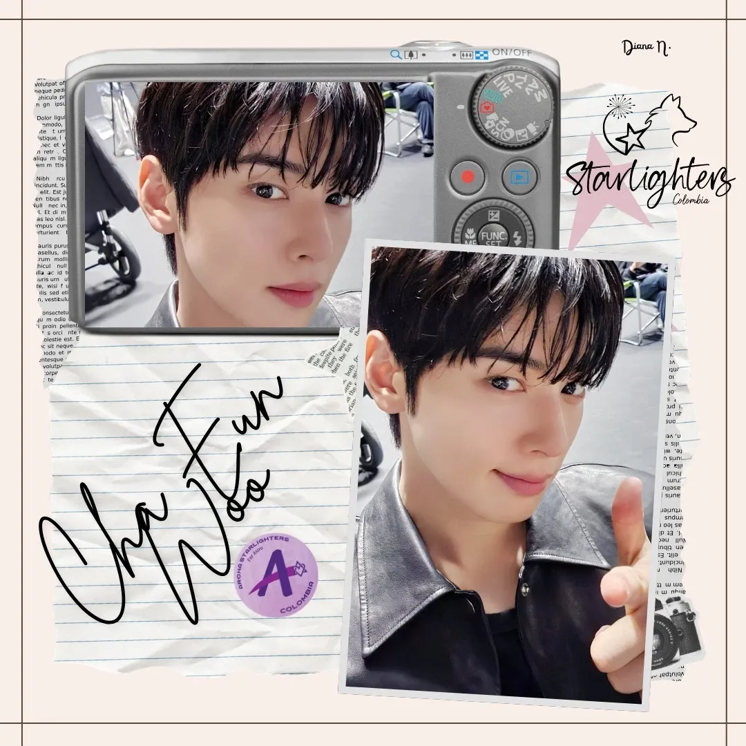 A moment captured by a fan of Cha Eunwoo