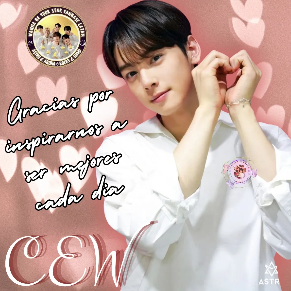 Behind-the-scenes cut of Cha Eunwoo