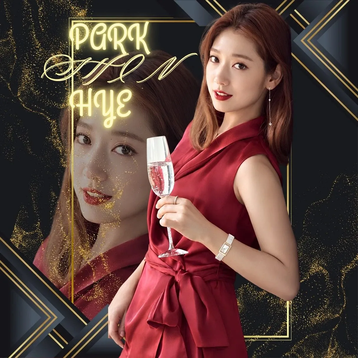 Behind-the-scenes cut of Park Shinhye