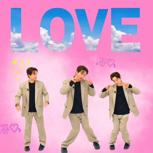 A moment captured by a fan of Song Minjun