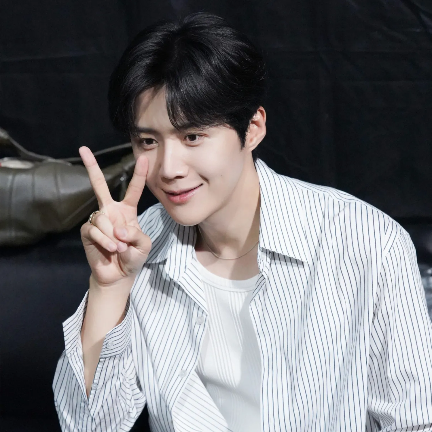 A moment captured by a fan of Kim Seonho