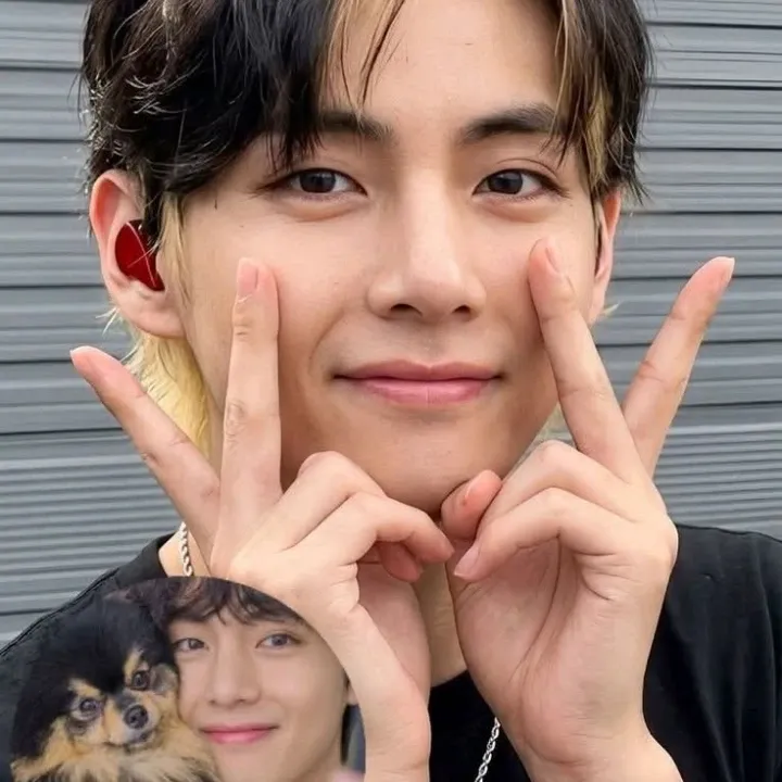 A moment captured by a fan of Kim Taehyung (V)