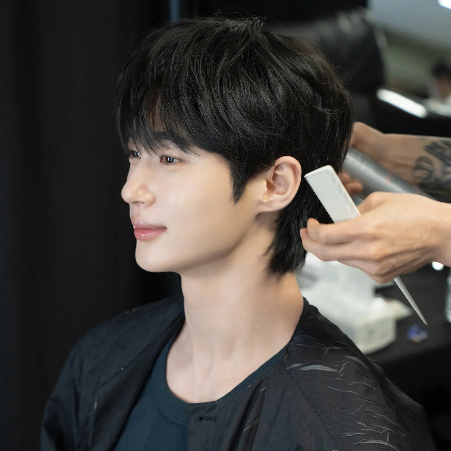 A moment captured by a fan of Byeon Wooseok