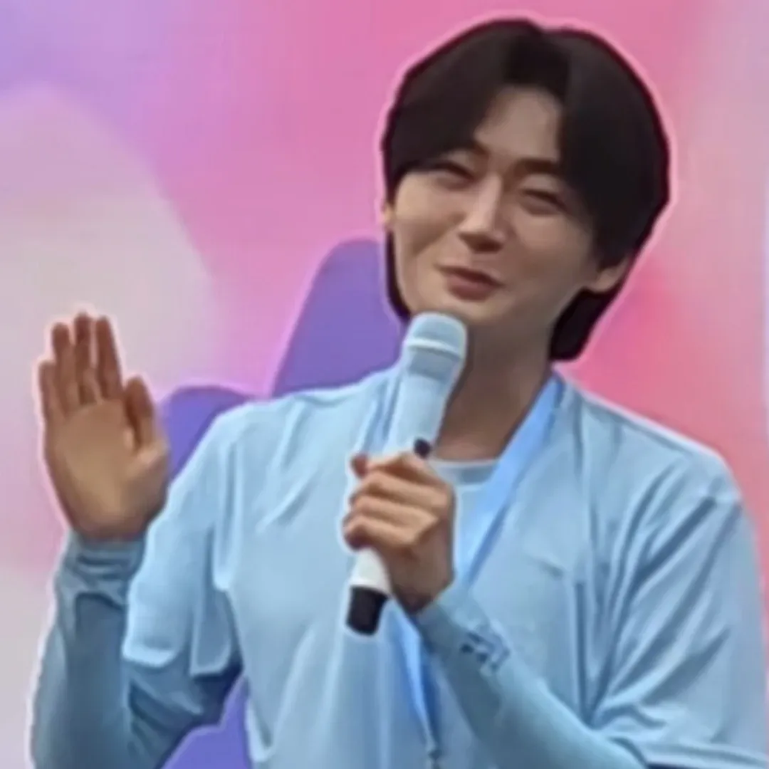 Behind-the-scenes cut of Kim Yongbin