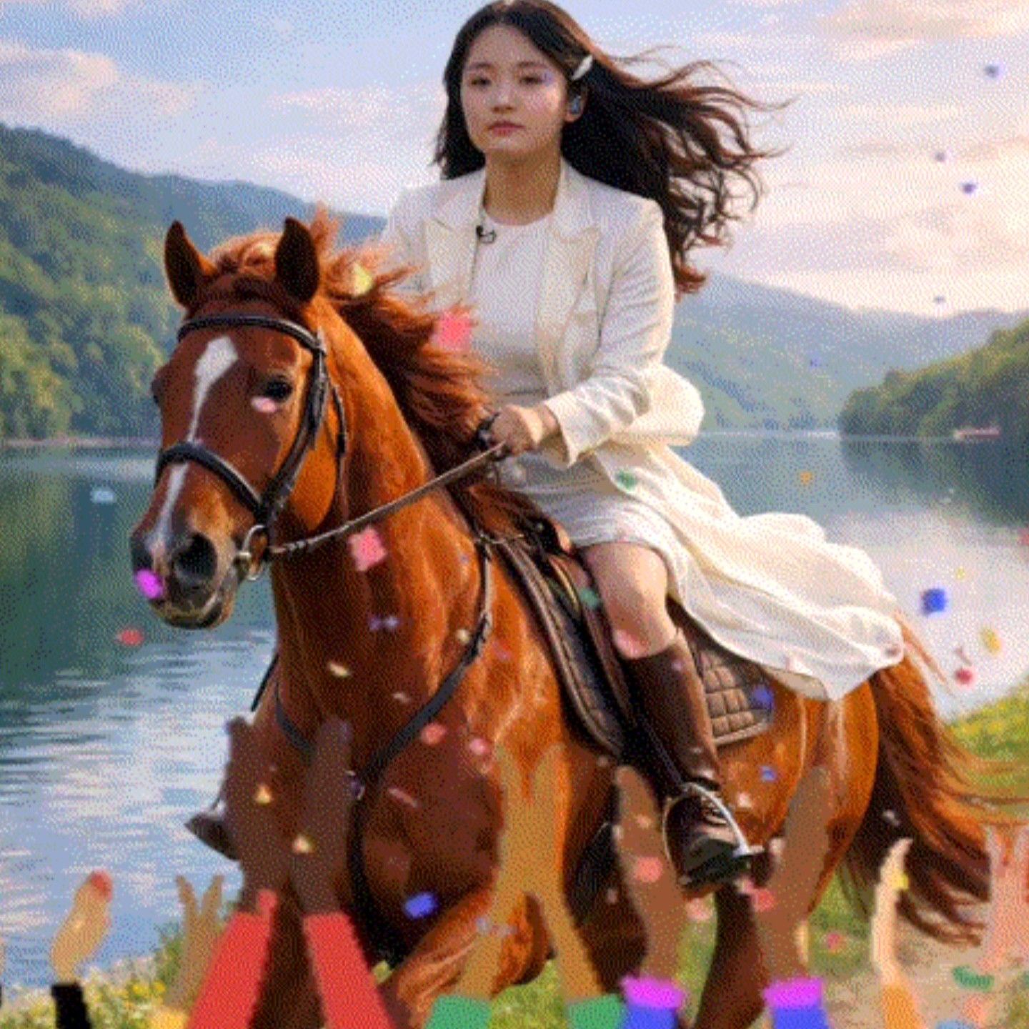 Momen yang diabadikan oleh penggemar Kim Taeyeon