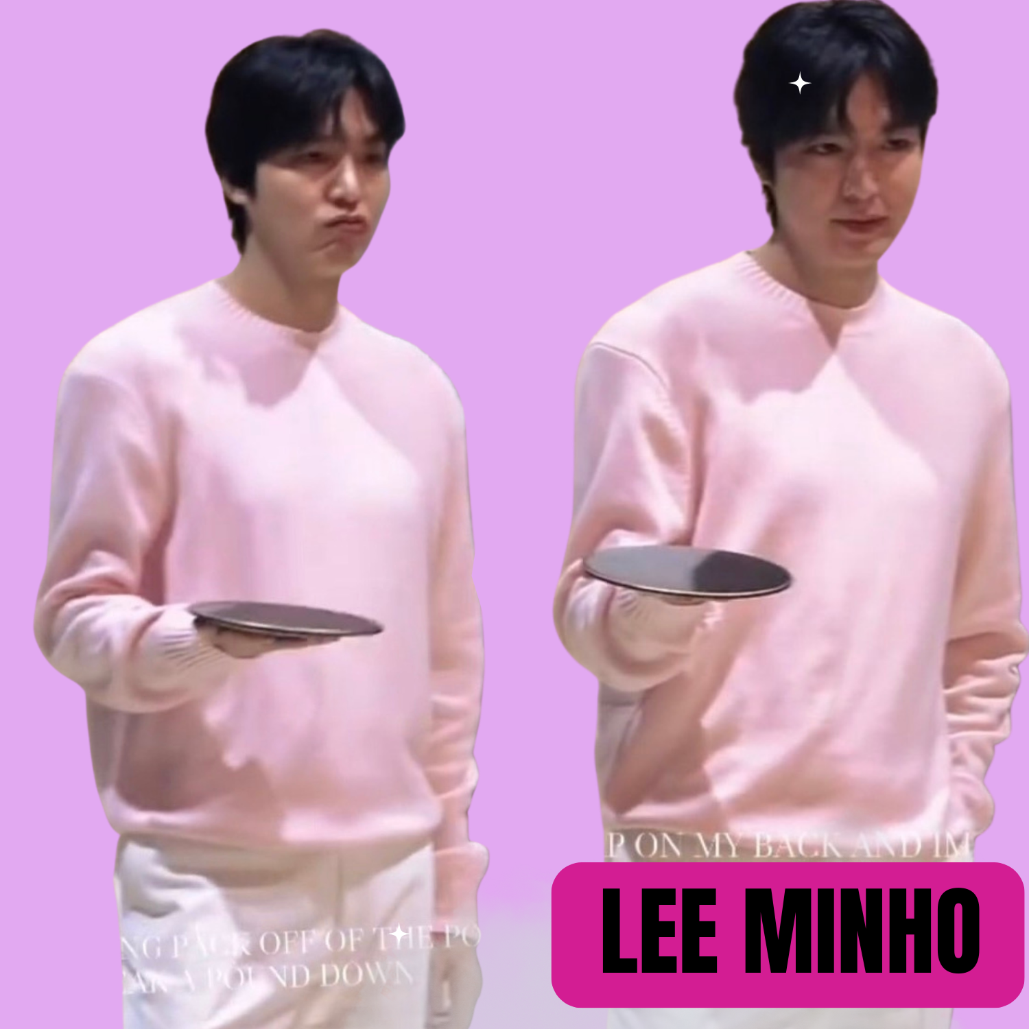 Behind-the-scenes cut of Lee Minho
