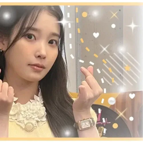 Behind-the-scenes cut of IU