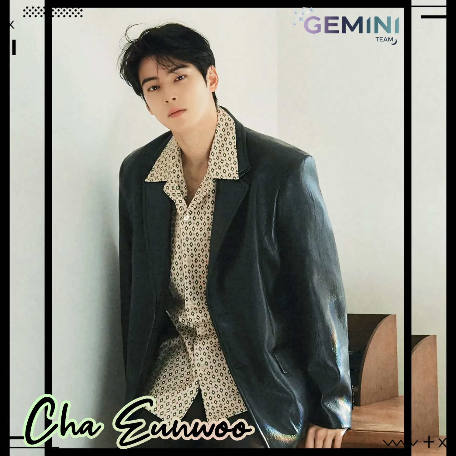 Behind-the-scenes cut of Cha Eunwoo