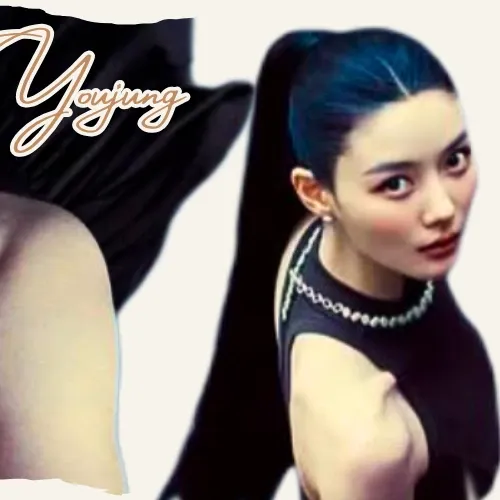 Behind-the-scenes cut of Kim Youjung