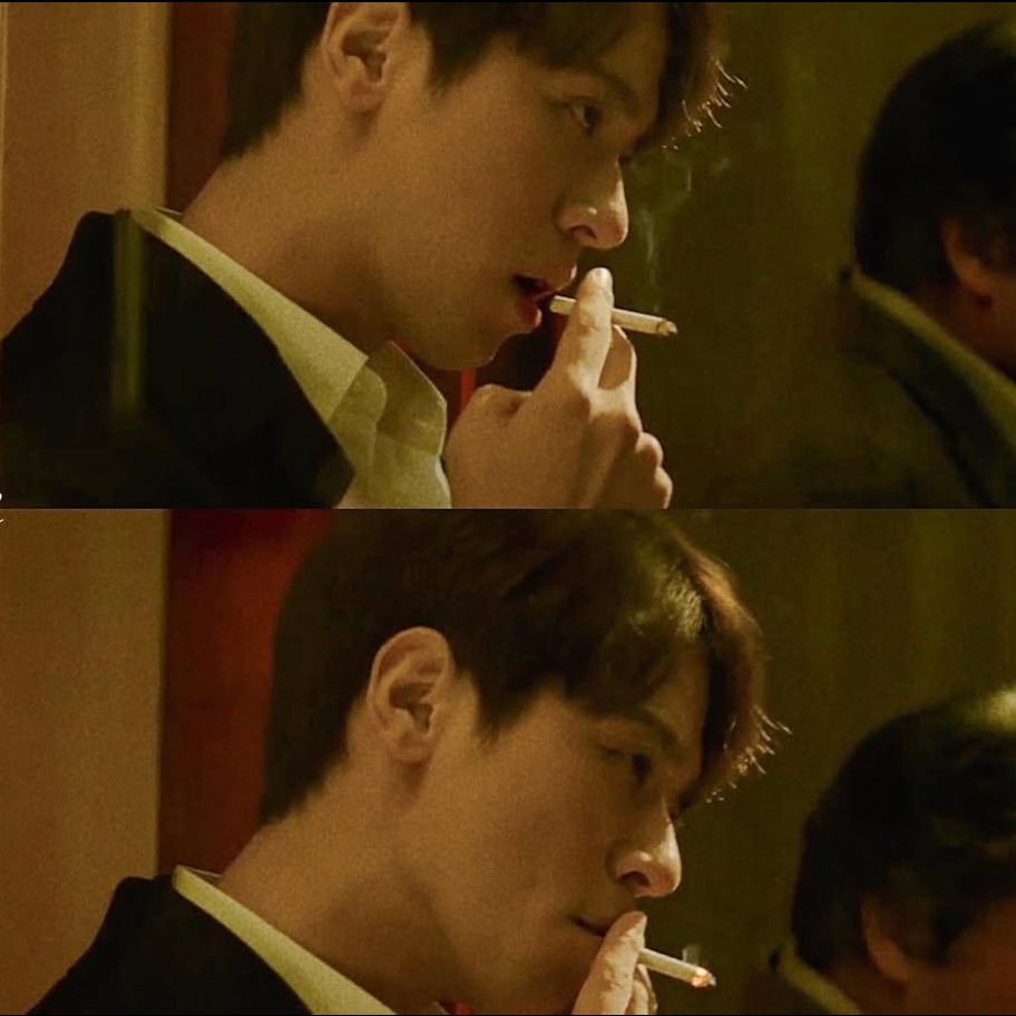 Behind-the-scenes cut of Park Jeongmin