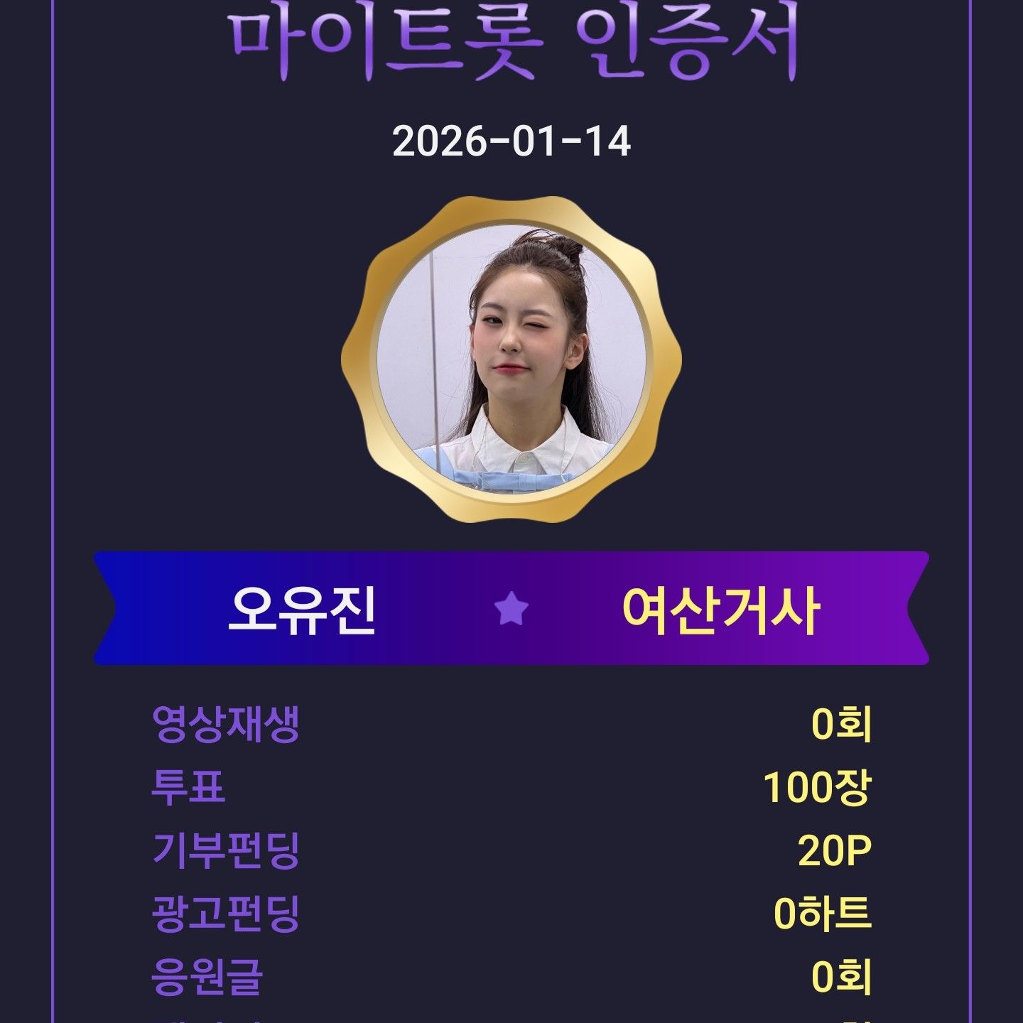 Oh Yujin的幕後花絮