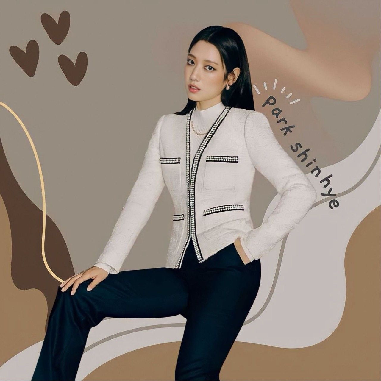 Recent activity shot of Park Shinhye