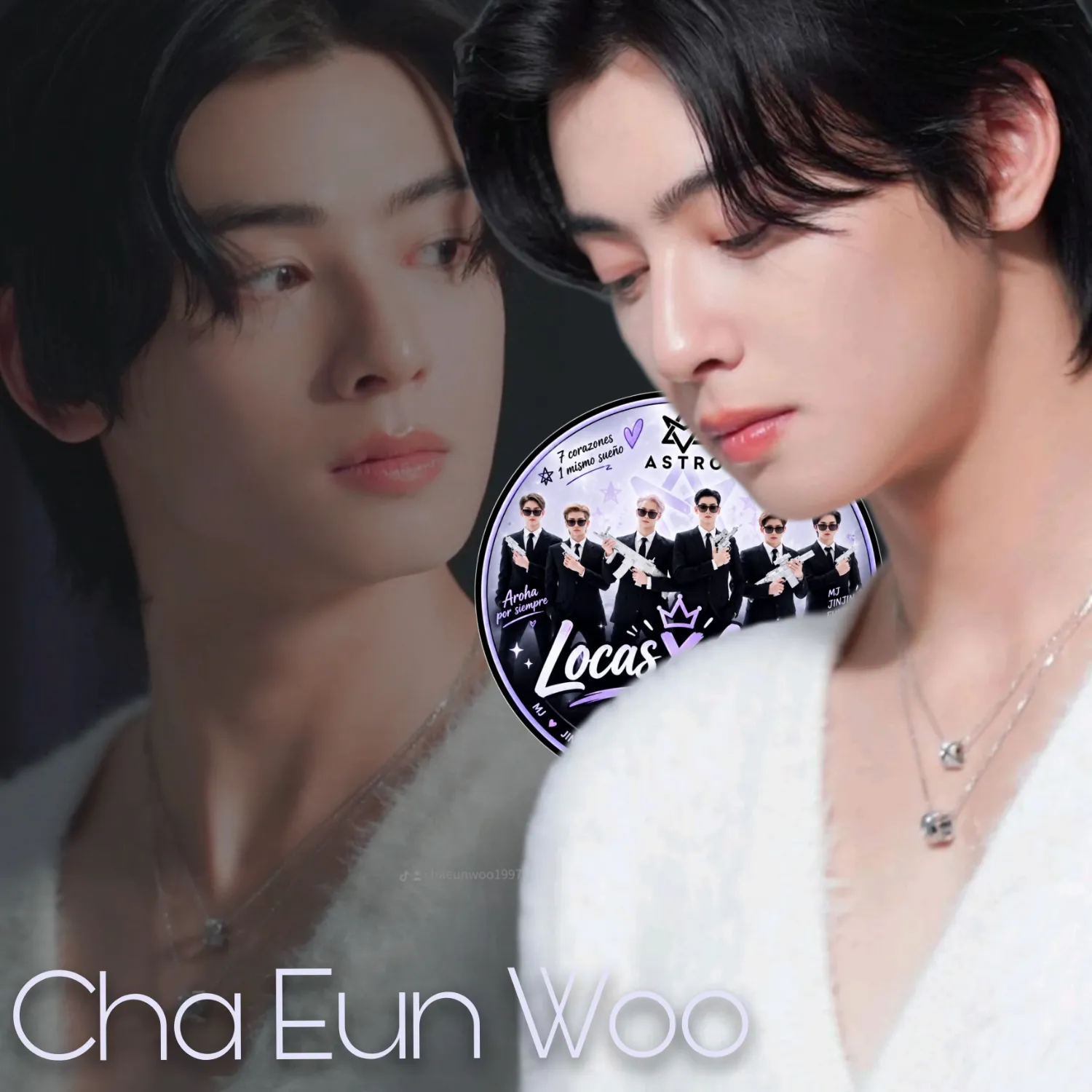 Behind-the-scenes cut of Cha Eunwoo