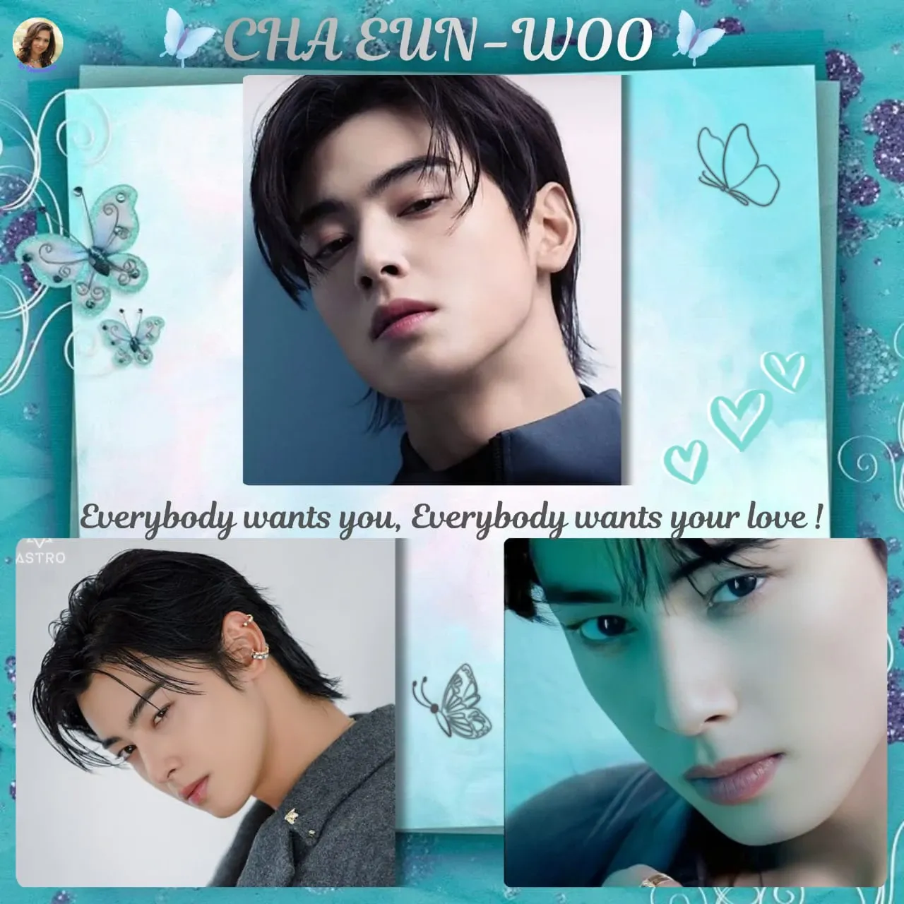 Recent activity shot of Cha Eunwoo